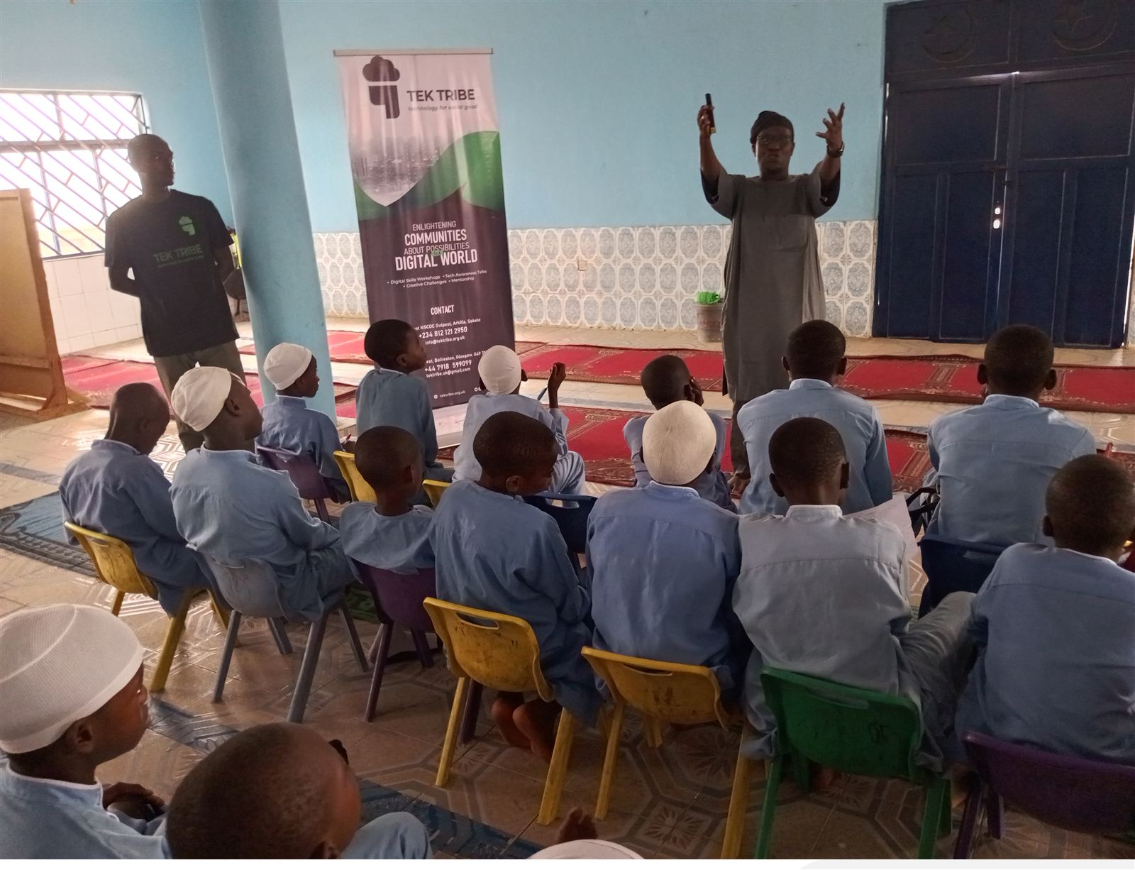 TekTribe session at Nasfat School, Minna